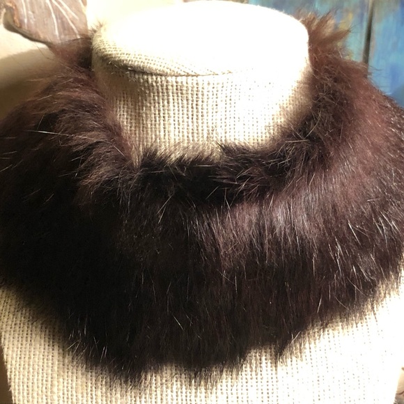 ** Vintage Fur Collar ** SOFT~Mink or Rabbit? - Picture 4 of 15